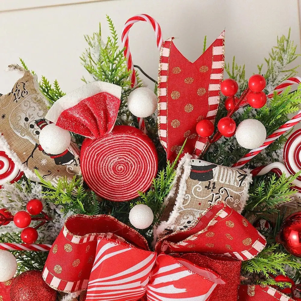 Christmas Wreath Candy - Santa Secret Sanctuary