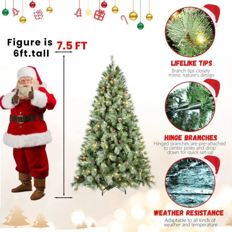 PVC Christmas Tree, Christmas Decorations - Santa Secret Sanctuary