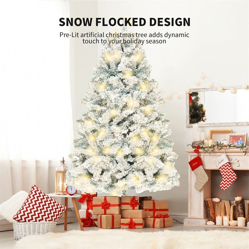Christmas Tree PVC Artificial Snow Christmas Tree - Santa Secret Sanctuary