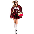 Christmas Gothic Red Riding Hood Red Dress - Santa Secret Sanctuary