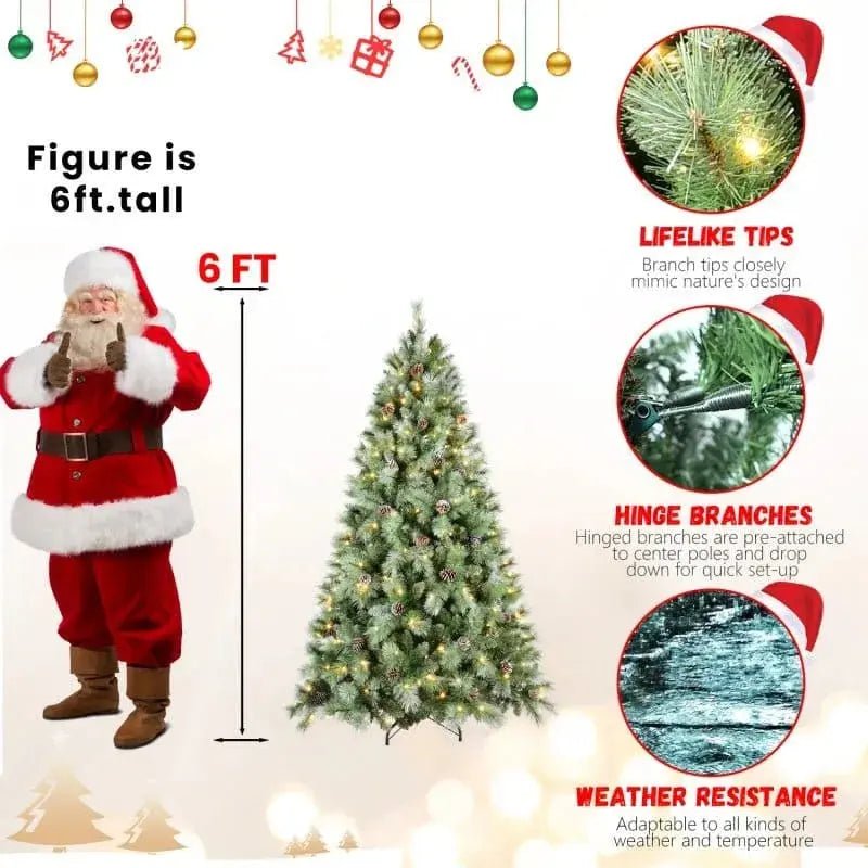 PVC Christmas Tree, Christmas Decorations - Santa Secret Sanctuary