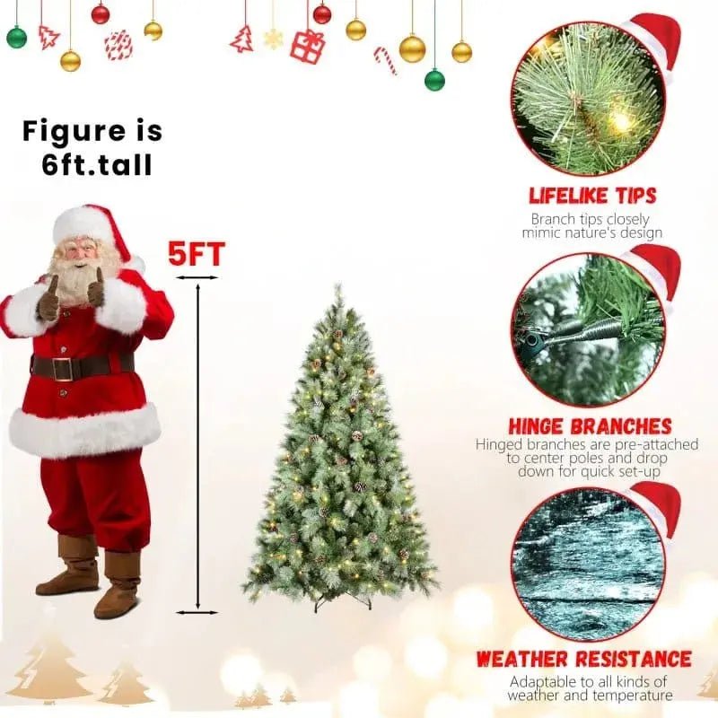 PVC Christmas Tree, Christmas Decorations - Santa Secret Sanctuary