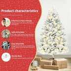 Christmas Tree PVC Artificial Snow Christmas Tree - Santa Secret Sanctuary