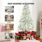 Christmas Tree PVC Artificial Snow Christmas Tree - Santa Secret Sanctuary