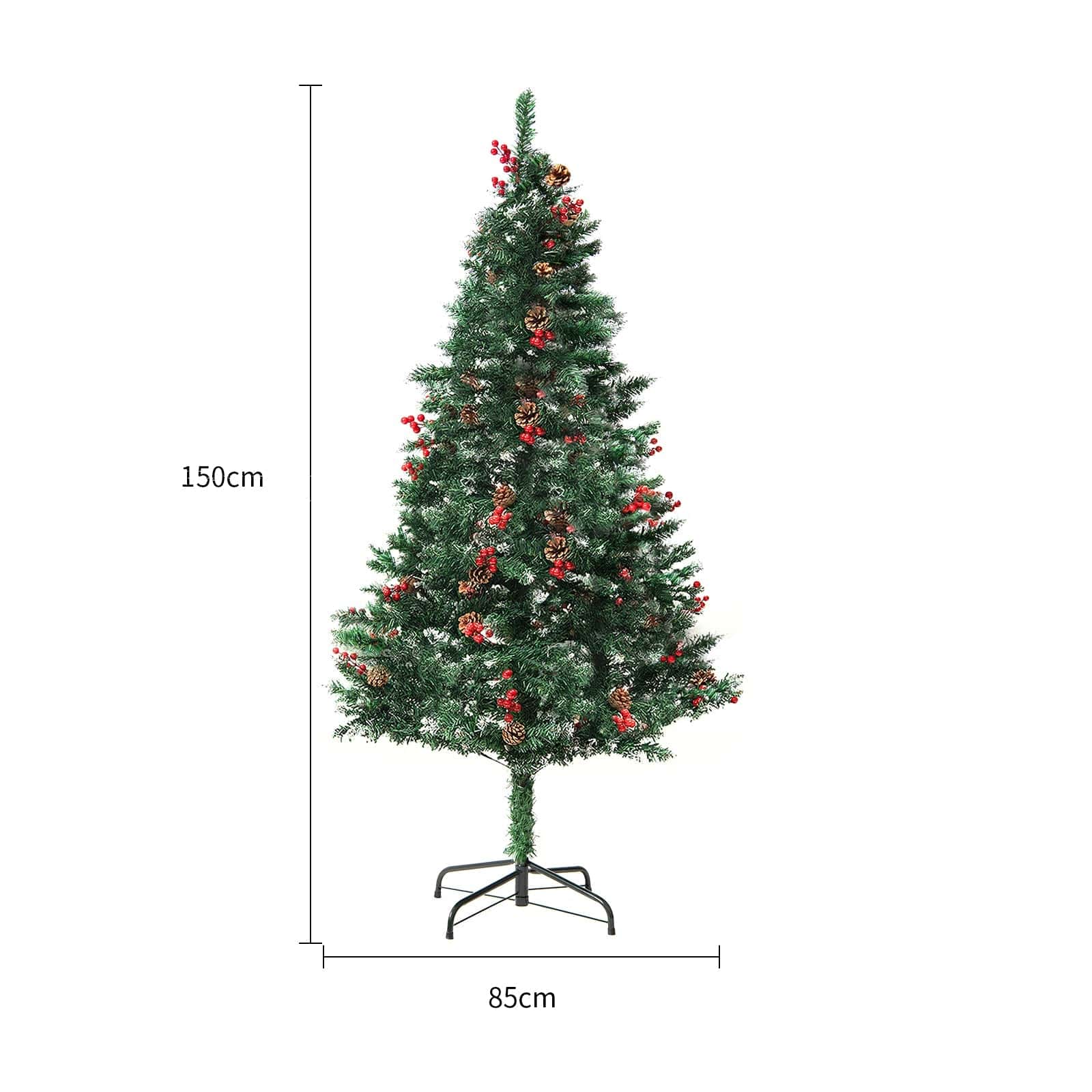 Christmas Tree PVC Artificial Snow Christmas Tree - Santa Secret Sanctuary
