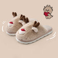 Cartoon Cotton Slippers Inner Velvet Insulated Cotton - padded Shoes - Santa Secret Sanctuary